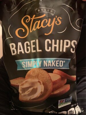 Baked Bagel Chips, Simply Naked