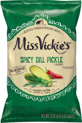 Spicy Dill Pickle Potato Chips, Dill Pickle