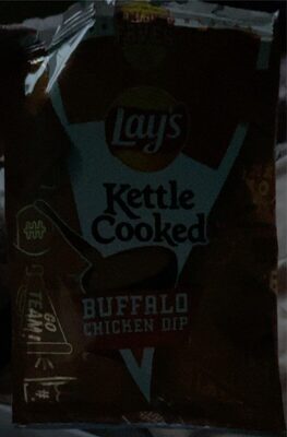 Kettle Cooked Buffalo Chicken Dip Flavored Potato Chips, Buffalo; Chicken