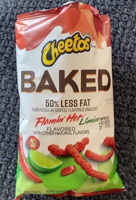 Flamin' Hot Limon Cheese Flavored Snacks, Flamin' Hot Limon Cheese