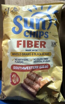 Southwestern Queso Flavored Whole Grain And Black Bean Snacks,, Southwestern Queso
