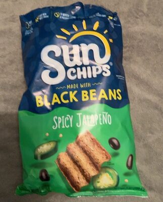 Spicy Jalapeno Flavored Whole Grain And Black Bean Snacks, Spicy Jalapeno