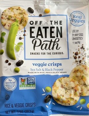 Sea Salt & Black Pepper Rice & Veggie Crisps