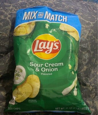 Sour Cream & Onion Potato Chips, Sour Cream & Onion