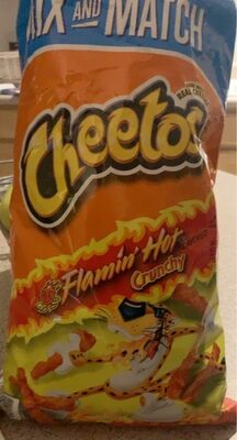 Flamin' Hot Crunchy Cheese Flavored Snacks, Flamin' Hot Crunchy Cheese