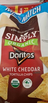 White Cheddar Organic Tortilla Chips, White Cheddar