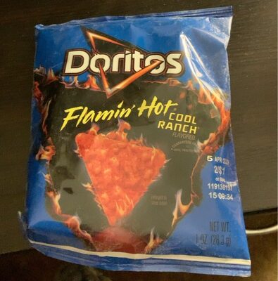 Flamin' Hot Cool Ranch Flavored Tortilla Chips, Ranch