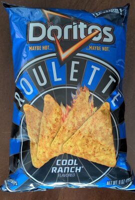 Cool Ranch Flavored Roulette Tortilla Chips, Cool Ranch