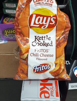 Chili Cheese Flavored Kettle Cooked Potato Chips, Chili Cheese