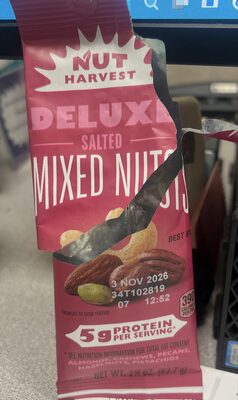 Deluxe Salted Almonds, Cashews, Peanuts, Hazelnuts, Pistachios Mixed Nuts, Deluxe Salted Almonds, Cashews, Peanuts, Hazelnuts, Pistachios