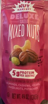 Salted Deluxe Mixed Nuts, Salted