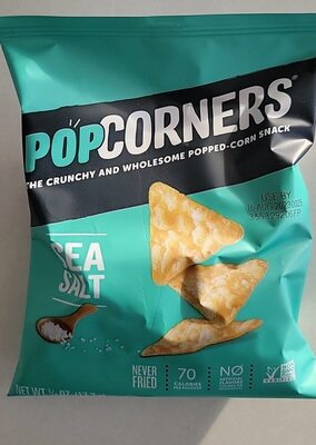 Sea Salt Popped-Corn Snack, Sea Salt