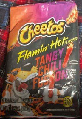 Tangy Schili Fusion Flamin' Hot Cheese Flavored Snacks, Tangy Schili Fusion Flamin' Hot Cheese