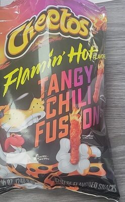 Flamin' Hot Tangy Chili Fusion Cheese Flavored Snacks, Flamin' Hot Tangy Chili Fusion Cheese