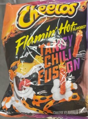 Flamin' Hot Tangy Chili Fusion Cheese Flavored Snacks, Flamin' Hot Tangy Chili Fusion Cheese