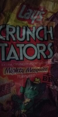 Mighty Mesquite Crunch Tators BBQ Extra Crunchy Potato Chips, Mighty Mesquite