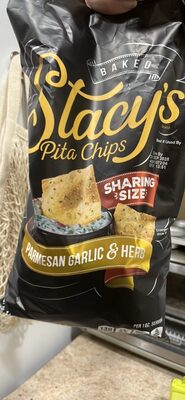 Parmesan Garlic & Herb Pita Chips, Parmesan Garlic & Herb