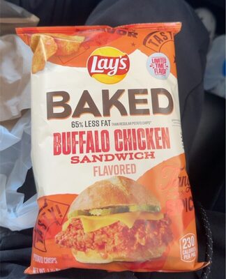 Baked Buffalo Chicken Sandwich Flavored Potato Crisps, Buffalo Chicken