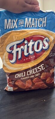 Chili Cheese Flavored Corn Chips, Chili Cheese