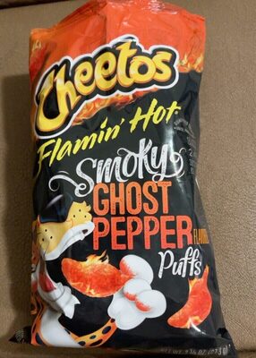 Flamin' Hot Smoky Ghost Pepper Cheese Flavored Snacks, Flamin' Hot; Pepper; Cheese