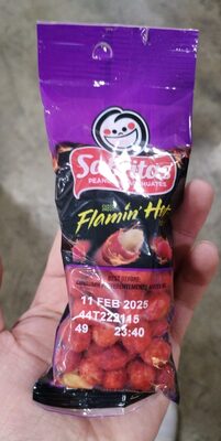 Flamin' Hot Flavored  Coated Peanuts