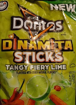 Sticks Tangy Fiery Lime Corn Snacks, Lime