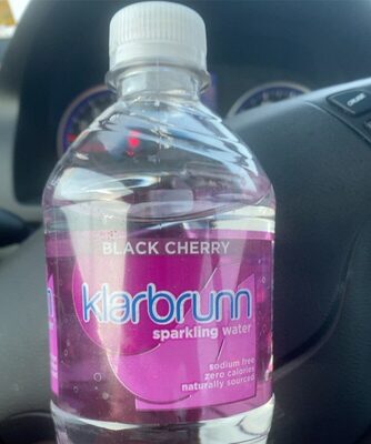 Black Cherry Sparkling Water, Black Cherry