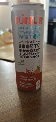 Blood Orange Mango Mingl'R Antioxidant Sparkling Water, Blood Orange Mango Mingl'R