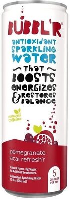 Pomegranate Acai Refresh'R Antioxidant Sparkling Water, Pomegranate Acai Refresh'R