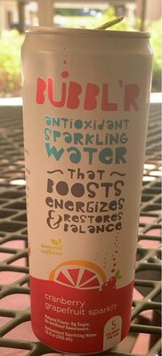 Cranberry Grapefruit Sparkl'R Antioxidant Sparkling Water, Cranberry Grapefruit