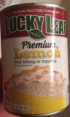 Premium Lemon Fruit Filling Or Topping, Lemon
