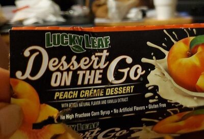 Peach Creme Dessert On The Go, Peach