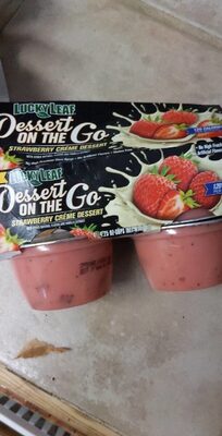 Strawberry Creme Dessert On The Go, Strawberry