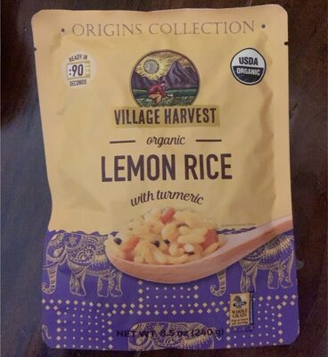 Origins Collection Organic Lemon With Turmeric Rice, Lemon; Turmeric