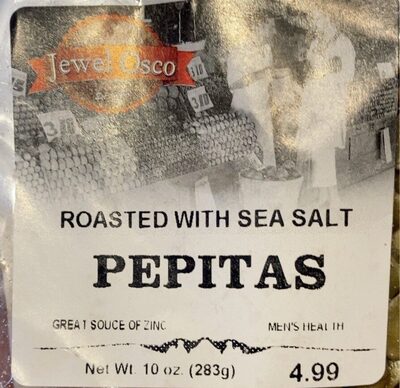 Roasted With Sea Salt Pepitas, Roasted With Sea Salt
