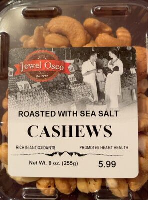 Roasted With Sea Salt Cashews, Roasted With Sea Salt