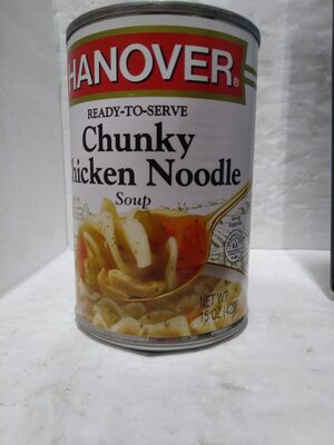 Hanover, Ready-To-Serve Soup, Chunky Chicken Noodle, Chunky Chicken Noodle