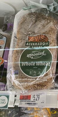 Sprouted Whole Wheat Bread, Whole Wheat