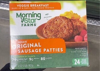 Original Veggie Sausage Patties, Original
