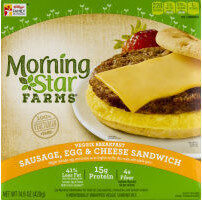 Morningstar Farms Breakfast Sausage Egg & Cheese 14.8oz
