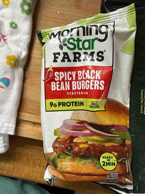 Morningstar Farms Veggie Burgers Spicy Black Bean 9.5oz