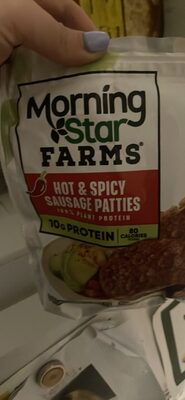 Morningstar Farms Breakfast Hot & Spicy Sausage Patties 8oz