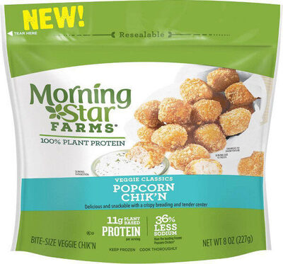 Bite-Size Veggie Popcorn Chick'N