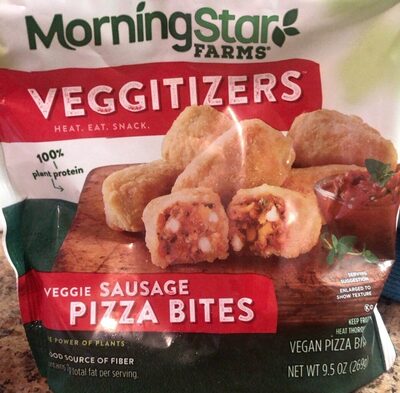 Veggie Sausage Vegan Pizza Bites