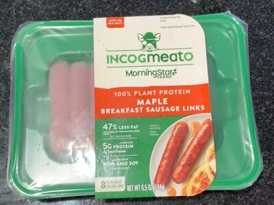 Maple 100% Plant Protein Breakfast Sausage Links, Maple
