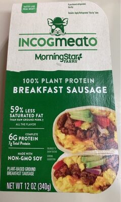 100% Plant Protein Breakfast Sausage