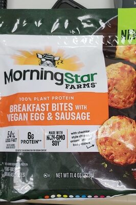 Plant-Based With Vegan Egg & Sausage Breakfast Bites, Egg; Sausage
