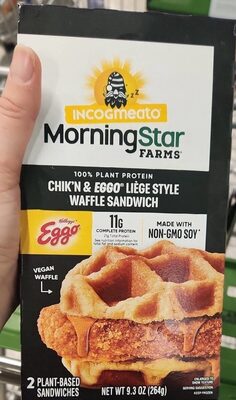 Chik'N & Eggo Lige Style Waffle Sandwich
