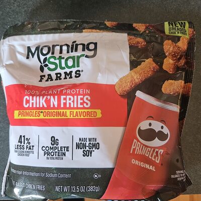 Pringles Original Flavored Plant-Based Chik'N Fries