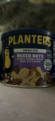 Unsalted Mixed Nuts